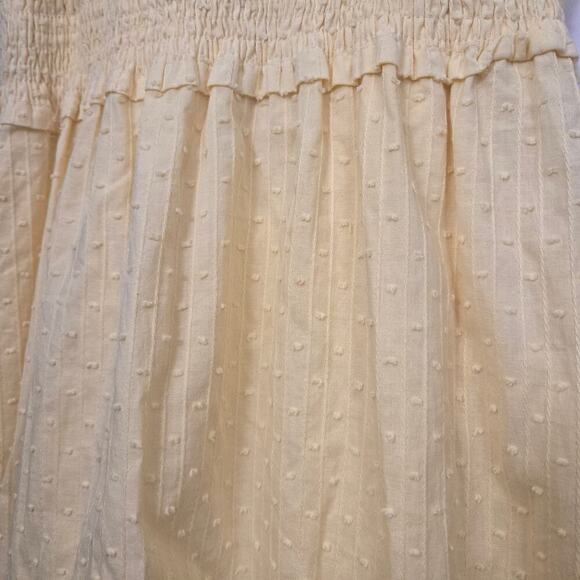 Lost + Wander Picking Daisies Maxi Dress Size M Butter Yellow Cottage Sundress - Picture 7 of 10